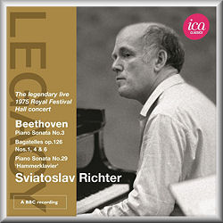 BEETHOVEN Sonatas Richter ICA CLASSICS ICAC 5084 & PRAGA DIGITALS PRD ...